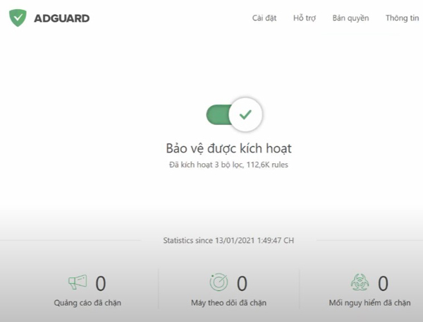 adguard premium theo doi nguoi dung